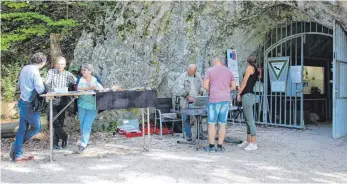  ?? FOTO: SOMM ?? 1000 Gäste wurden beim Tag der offenen Höhle gesichtet.