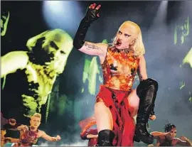  ?? Jeff Kravitz Getty Images for Live Nation ?? LADY GAGA’S Chromatica Ball tour stop Saturday at Dodger Stadium sells out.