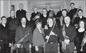  ??  ?? Shirley Chauvin (front, center) emcees several programs and sings in at least two this week for the Hot Springs JazzFest.