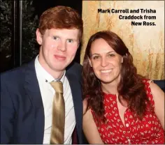  ??  ?? Mark Carroll and Trisha Craddock from New Ross.