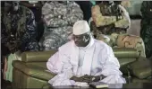  ?? PICTURE: AFP ?? Gambian President Yahya Jammeh lost the presidenti­al election.