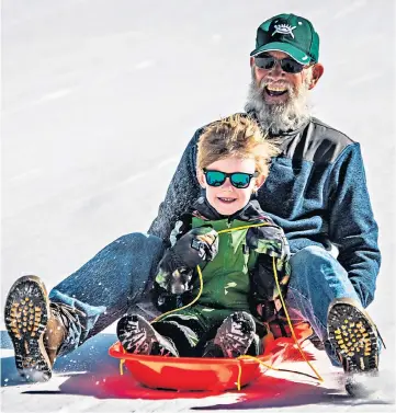  ?? ?? i The white stuff: Breckenrid­ge in Colorado is blessed with ample snowfall