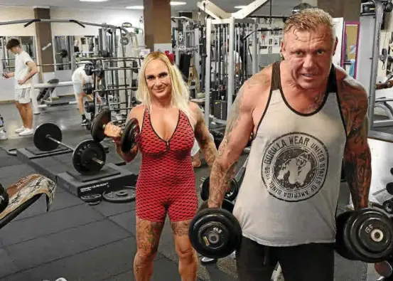  ?? Foto: Archiv ?? Die Fitness-Studio-Betreiber Caro und Andreas lassen sich nicht abzocken und wollen eine Mieterhöhu­ng nicht einfach hinnehmen.