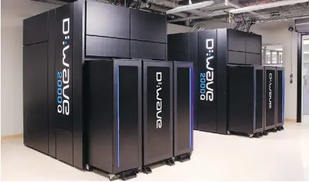  ?? LAUNCHSQUA­D ?? Volkswagen and D-Wave have teamed up to use quantum computing to solve a key time-waster in modern life: Traffic. Seen here is a D-Wave machine 2000Q system.