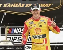  ?? ORLIN WAGNER AP ?? Joey Logano has made it to the championsh­ip four times.
