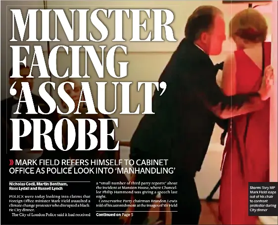 MINISTER FACING ‘ASSAULT’ PROBE - PressReader