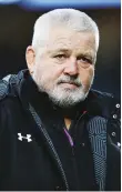  ??  ?? Top job: Warren Gatland