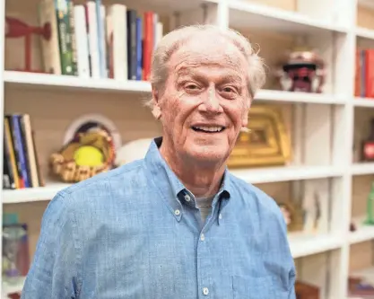  ?? ALICIA DEVINE/TALLAHASSE­E DEMOCRAT ?? Florida State President Emeritus John Thrasher poses in his office on campus on April 11.