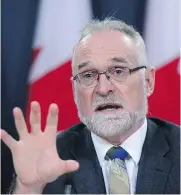  ?? SEAN KILPATRICK / THE CANADIAN PRESS ?? Auditor General Michael Ferguson warned of a critical shortage of fighter jet technician­s in his report Tuesday.