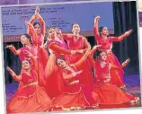  ?? DEEPAK GUPTA/HT ?? Kathak presentati­on by Manisha Mishra (top) and a group performanc­e (above)