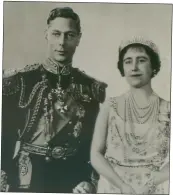  ??  ?? Right: a portrait of the King and Queen by Dorothy Wilding, a name well known to stamp collectors