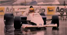  ?? ?? Mito La Toleman TG184 di Ayrton Senna nel GP di Monaco del 1984