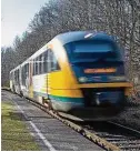  ?? Foto: Archiv/Paul Glaser ?? In wenigen Tagen sollen die Züge der Odeg wieder von Görlitz bis Zittau durchfahre­n können.