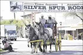  ?? FILE PHOTO ?? THE YUMA JAYCEES HAVE CANCELED this year’s Silver Spur Rodeo Parade, but are still hoping to put on the rodeo, in March or April.