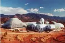  ?? Photograph: John Miller/AP ?? Ziggurat … the futuristic Biosphere 2 complex in the Arizona desert.
