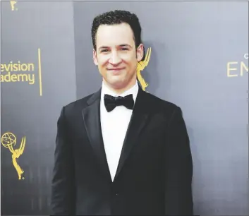  ?? AP PHOTO/RICHARD SHOTWELL ?? Actor Ben Savage arrives at night one of the Creative Arts Emmy Awards in Los Angeles on Sept. 10, 2016.