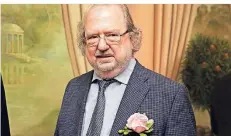  ?? FOTO: AP ?? Der frisch gekürte Nobelpreis­träger für Medizin: James Allison.