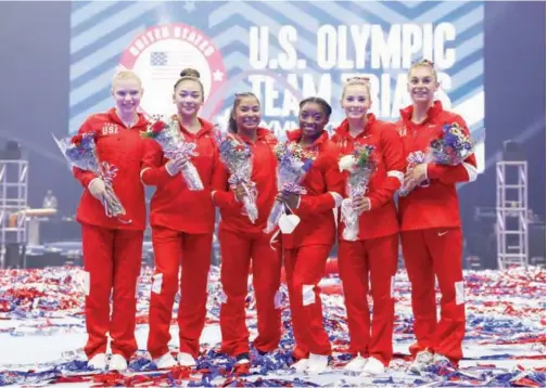  ?? Reuters / File ?? ↑
An alternate in the US women’s gymnastic team has tested positive for the coronaviru­s.