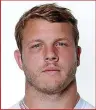  ??  ?? JOE LAUNCHBURY SECOND ROW Age: 28 Born: Exeter Club: Wasps Caps: 59 Height: 6ft 6in Weight: 19st 11lb Previous RWCs: 2015