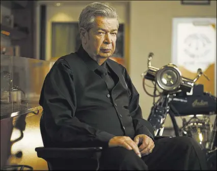  ?? History channel ?? Richard Harrison, The Old Man of TV’s “Pawn Stars,” died Monday at age 77. He was an owner of the Gold & Silver Pawn Shop on Las Vegas Boulevard.