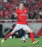  ?? Gualter Fatia Getty Images ?? BRAZILIAN FORWARD Jonas has scored a leaguelead­ing 25 goals for Benfica and is looking for more.