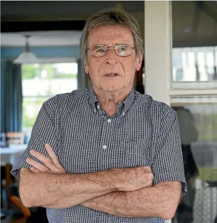  ?? KELLY HODEL/STUFF ?? Leamington man Roy Lewis has suffered intense sciatica for about nine months but Waikato Hospital, below, has declined to treat him.