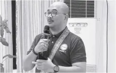  ?? ?? Department of Interior and Local Government Region 6 director Juan Jovian E. Ingeniero also serves as the co-chair of the Western Visayas El Niño Task Group under the supervisio­n of the Regional Disaster Risk Reduction and Management Council.