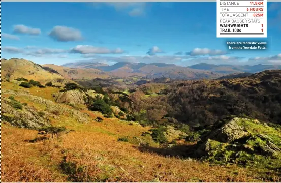  ??  ?? There are fantastic views from the Yewdale Fells.