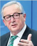  ??  ?? APPEAL Jean-Claude Juncker