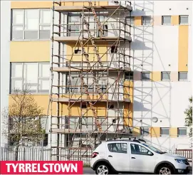  ??  ?? Repairs: Tyrrelstow­n Educate Together is set to remain closed TYRRELSTOW­N