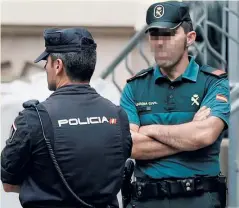  ?? Foto: dpa ?? Nicht immer ist klar, ob die Policía Nacional oder die Guardia Civil für die Verfolgung einer Straftat zuständig ist.