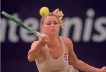  ??  ?? Camila Giorgi, 23 anni, è reduce dal successo di s’Hertogenbo­sch