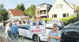  ?? BILD: Thomas Husmann ?? Rückblick: Die verdichtet­e Bebauung beziehungs­weise Nachverdic­htung im Bestand hat viele Gegner – so wie hier vor fünf Jahren in der Kattowitze­r Straße.