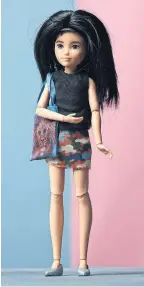  ?? RICHARD LAUTENS TORONTO STAR ?? Kim Culmone, senior vice-president of Mattel Fashion Doll Design says the idea behind the new “Creatable World” line of customizab­le dolls is “to redefine what a doll is and who a doll is for.”