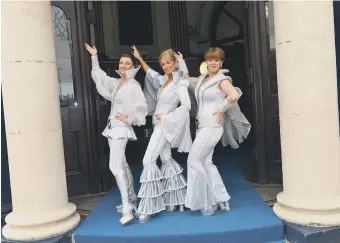  ??  ?? From left The Dynamos, Emma Clifford, Helen Hobson and Gillian Hardie.