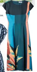  ??  ?? Babaton Hamptons DRESS in Teal/sunset $138, aritzia.com.