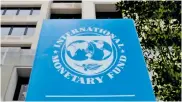  ?? ARCHIVO ?? Logo del Fondo Monetario Internacio­nal (FMI) con sede en Washington (Estados Unidos).