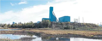  ?? GINO DONATO THE CANADIAN PRESS ?? The 39 workers trapped undergroun­d at the Totten mine near Sudbury were slowly on their way out, the company said.