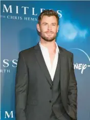  ?? DIA DIPASUPIL/GETTY ?? Chris Hemsworth, seen Nov. 15, learned he has an increased risk of developing Alzheimer’s disease.