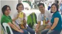  ?? ?? LEADING THE PATH Teresa is joined by DLS-CSB School of Deaf and Applies Studies faculty members Noemi Lacambacal, William Sidayon, and Agnes Canayon