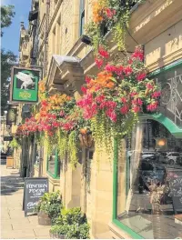  ??  ?? ●●Flying Horse pub Rochdale, a winner in North West in Bloom