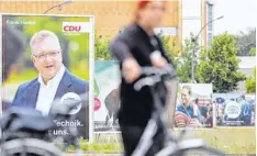  ?? Foto: Kay Nietfeld, dpa ?? Landtagswa­hlkampf in Berlin: schwache Parteien und Spitzenkan­didaten ohne viel Charisma.