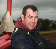 ??  ?? JJ Wickham competing in the two furrow ploughing event.