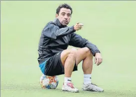  ?? FOTO: ALSADD ?? Xavi Hernández está a sólo dos partidos de ganar la Liga de Qatar con el Al-Sadd