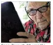  ?? RODOLFO
GONZALEZ / AMERICAN-STATESMAN ?? Coney Dorough, 90, uses the telescopic implant in his right eye along with glasses.