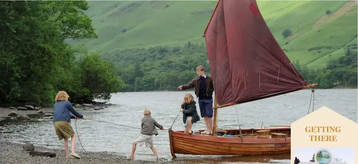  ??  ?? The rugged beauty of the Lake District is captured in the movie adaptation of Arthur Ransome children’s classic, Swallows and Amazons