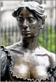  ?? ?? dublin legends: Author Bram
Stoker and iconic character Molly Malone