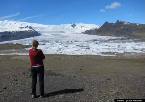  ??  ?? Islandia - glaciar Vatnajokul­l