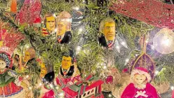  ?? ?? US presidents are also represente­d in the Carlsons’ tree.
