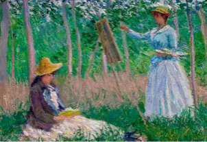 ??  ?? En trente et une années, Monet a peint 250 panneaux de Nymphéas. Ici, en 1920.